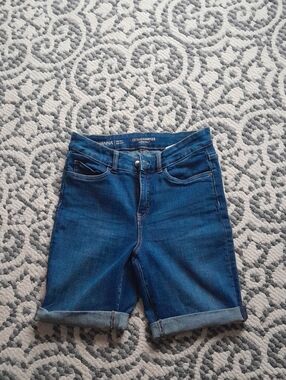 Denver Hayes Dark Blue Denim Bermuda Shorts